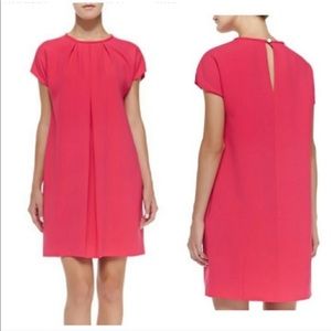 Kate Spade Cap Sleeve Crepe Shift Dress Pink xxl